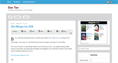 Desktop Screenshot of blog.startier.com