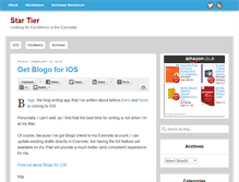 Tablet Screenshot of blog.startier.com